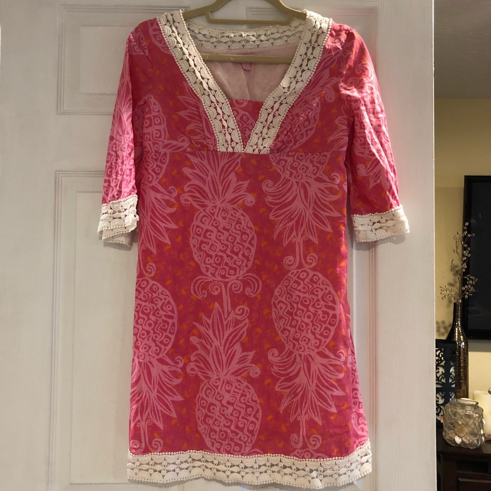 Lilly Pulitzer Pink Pineapple Dress